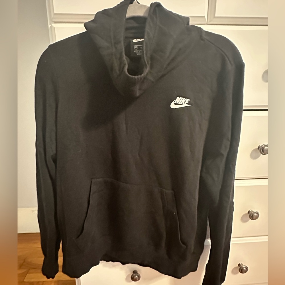 Women’s Nike Black Pullover Funnel Neck Hoodie